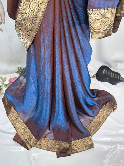 Premium Quality Indian Fendi Silk Saree
