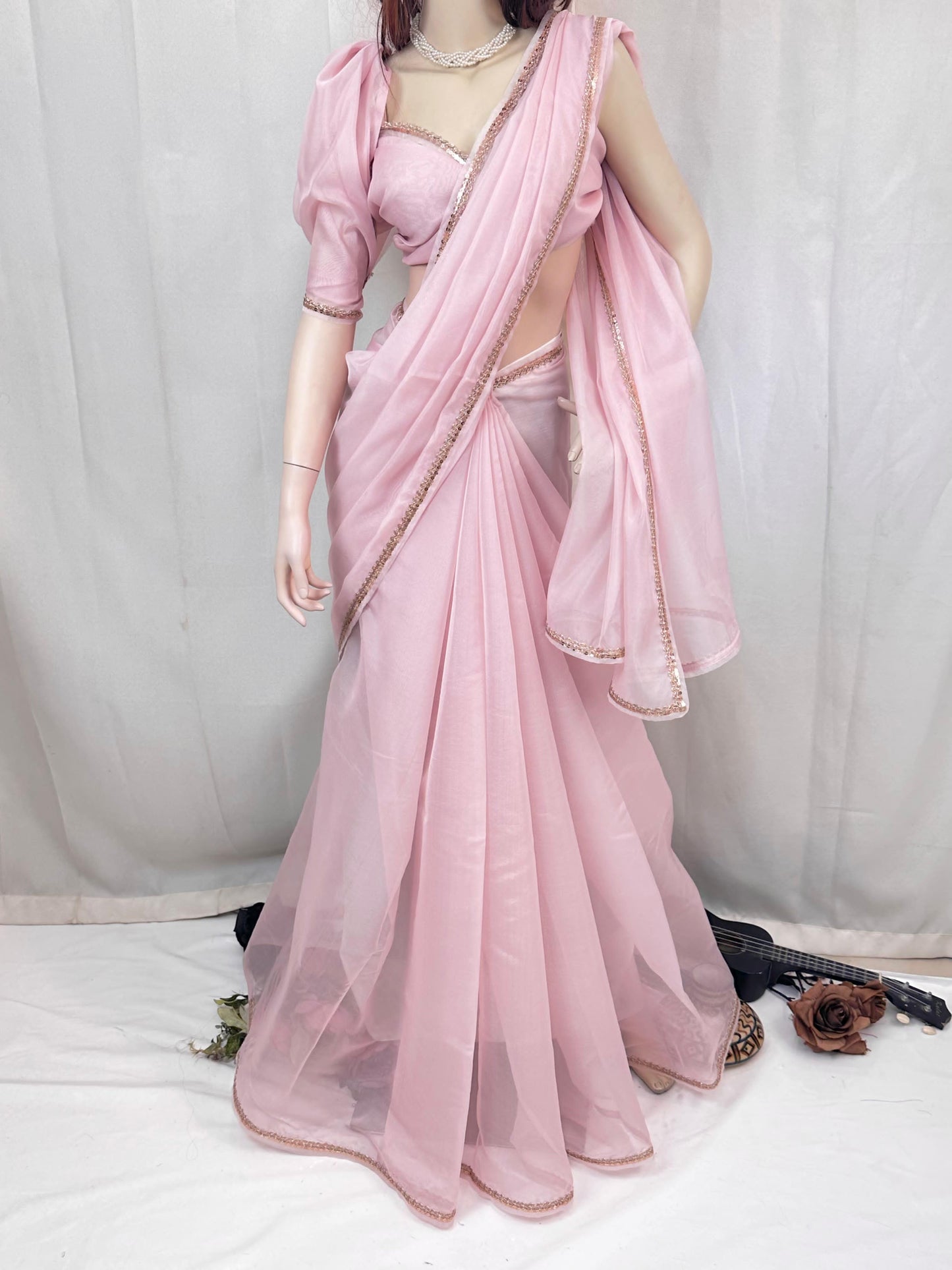 Premium Quality Indian Soft Organza Saree