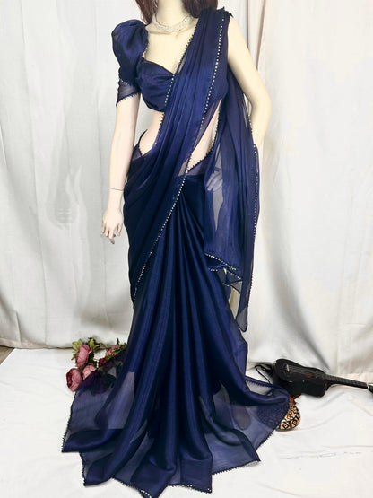 Premium Quality Indian Glass Silk Saree