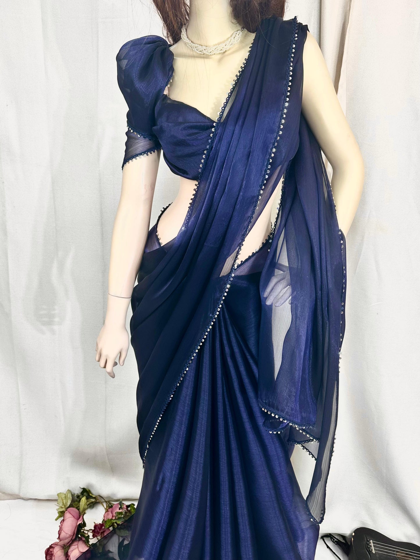 Premium Quality Indian Glass Silk Saree
