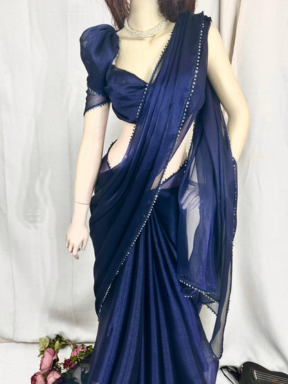 Premium Quality Indian Glass Silk Saree