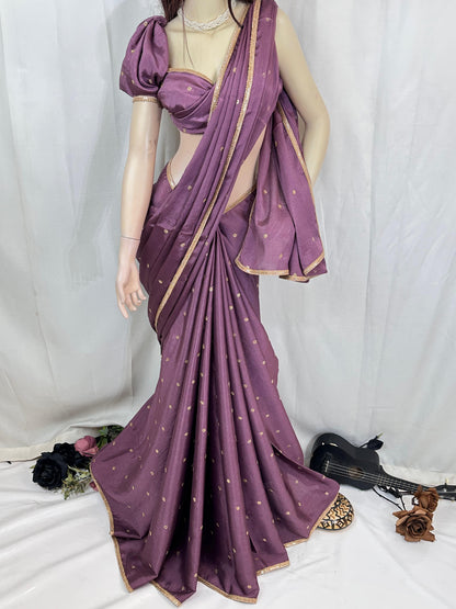 Premium Quality Indian Chinon Silk Saree