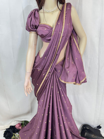 Premium Quality Indian Chinon Silk Saree