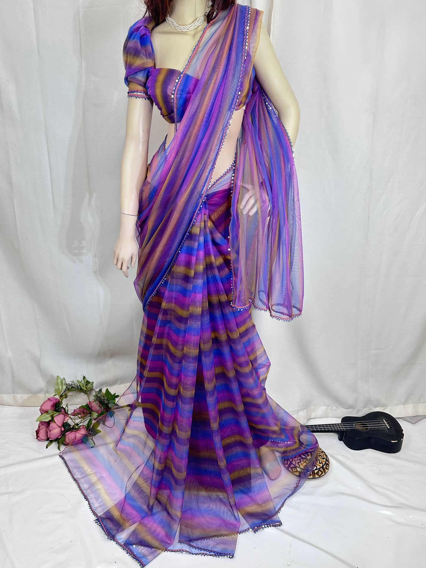 Premium Quality Indian Net Saree