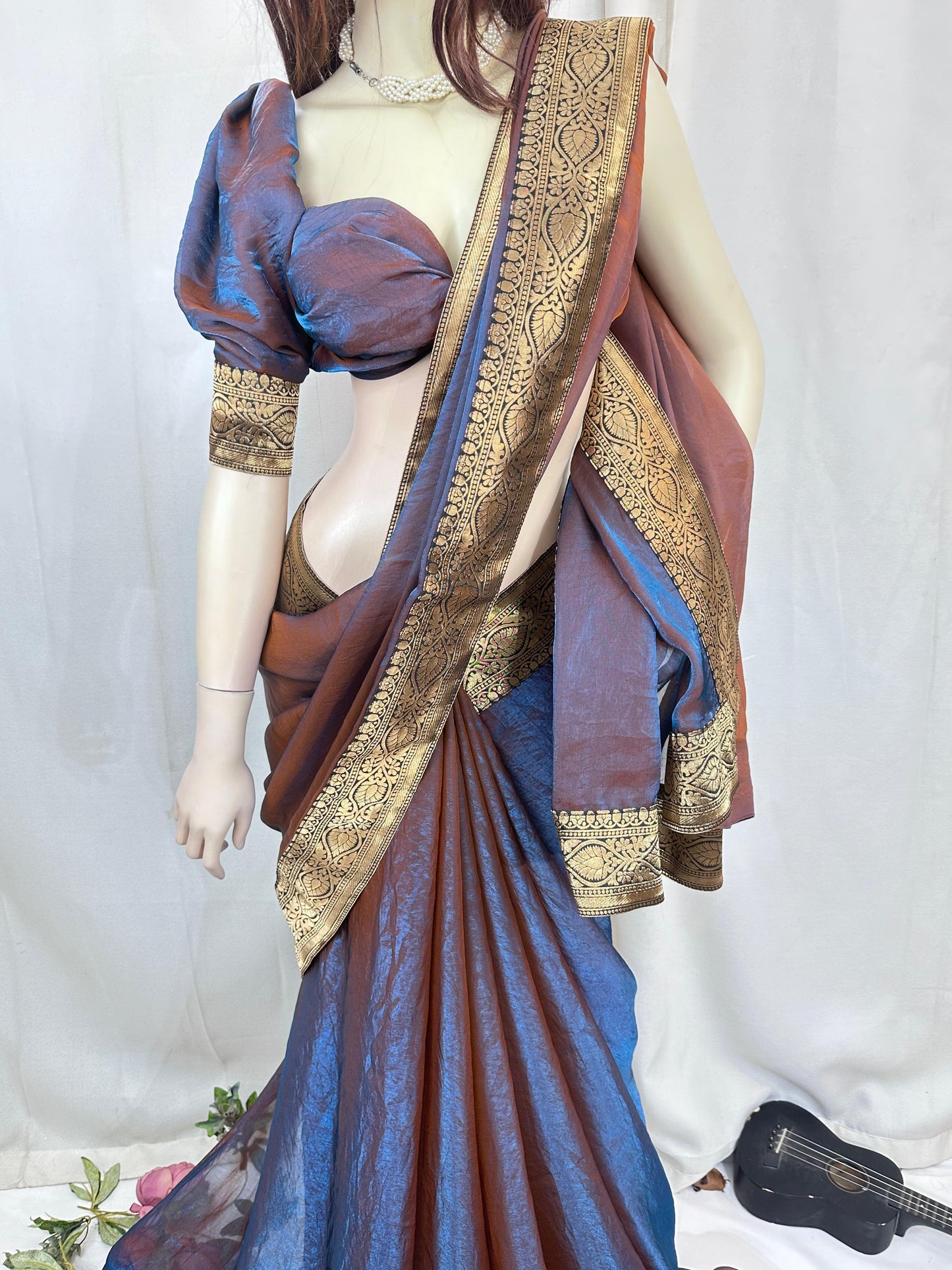 Premium Quality Indian Fendi Silk Saree